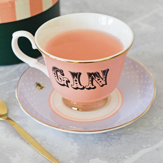 Gin Teacup & Saucer