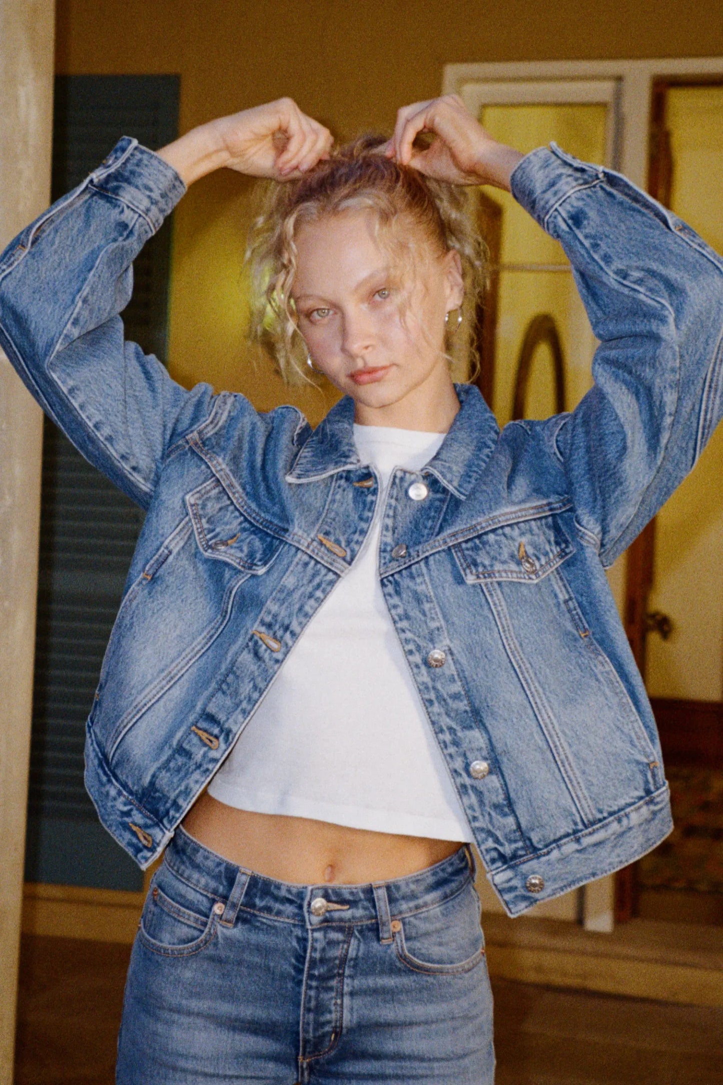 Denim Swing Jacket