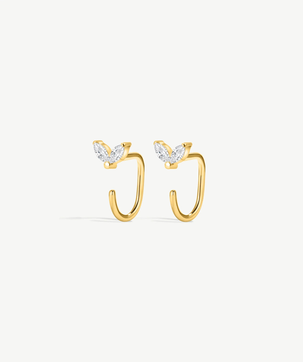 Duo Marquise Open Hoop