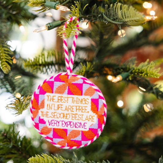 Expensive - Needlepoint Ornament