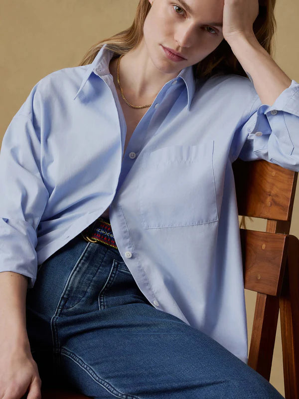 Coastal Poplin Relaxed Shirt