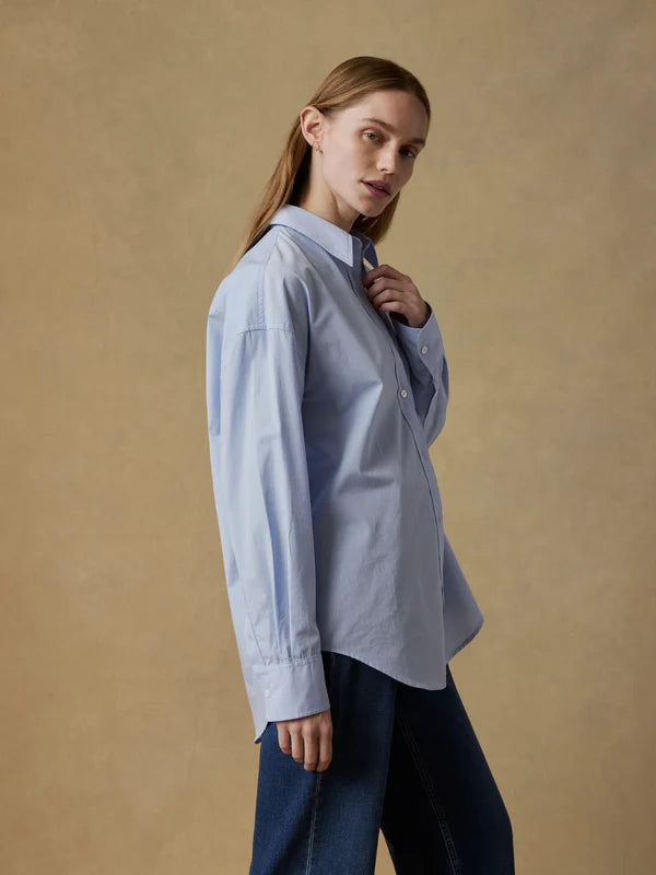 Coastal Poplin Relaxed Shirt