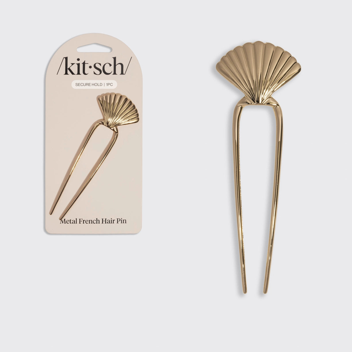 Metal Clam Shell French Hair Pin