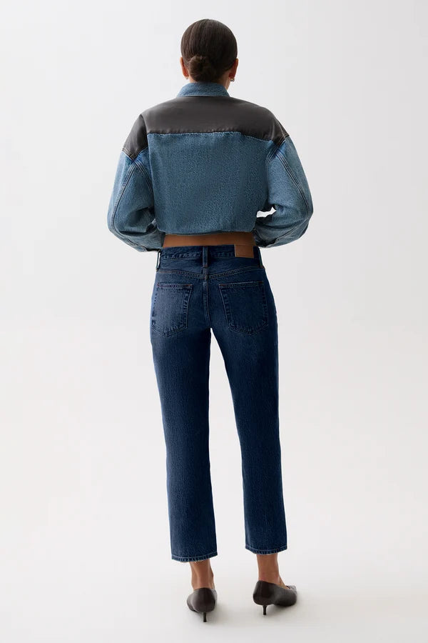 Issa Mid Rise Relaxed Straight Jean
