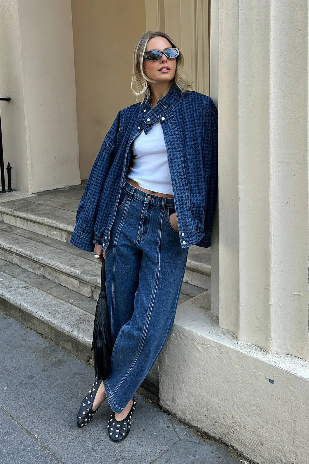 Juno Oversized Bomber Jacket