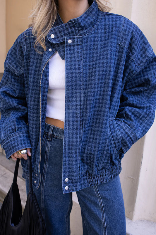 Juno Oversized Bomber Jacket