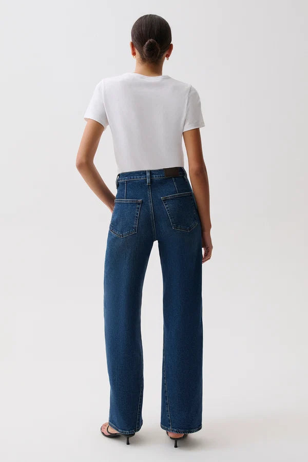 Kyra High Rise Bowed Wide Leg