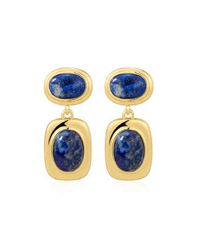 The Lapis Double Studs