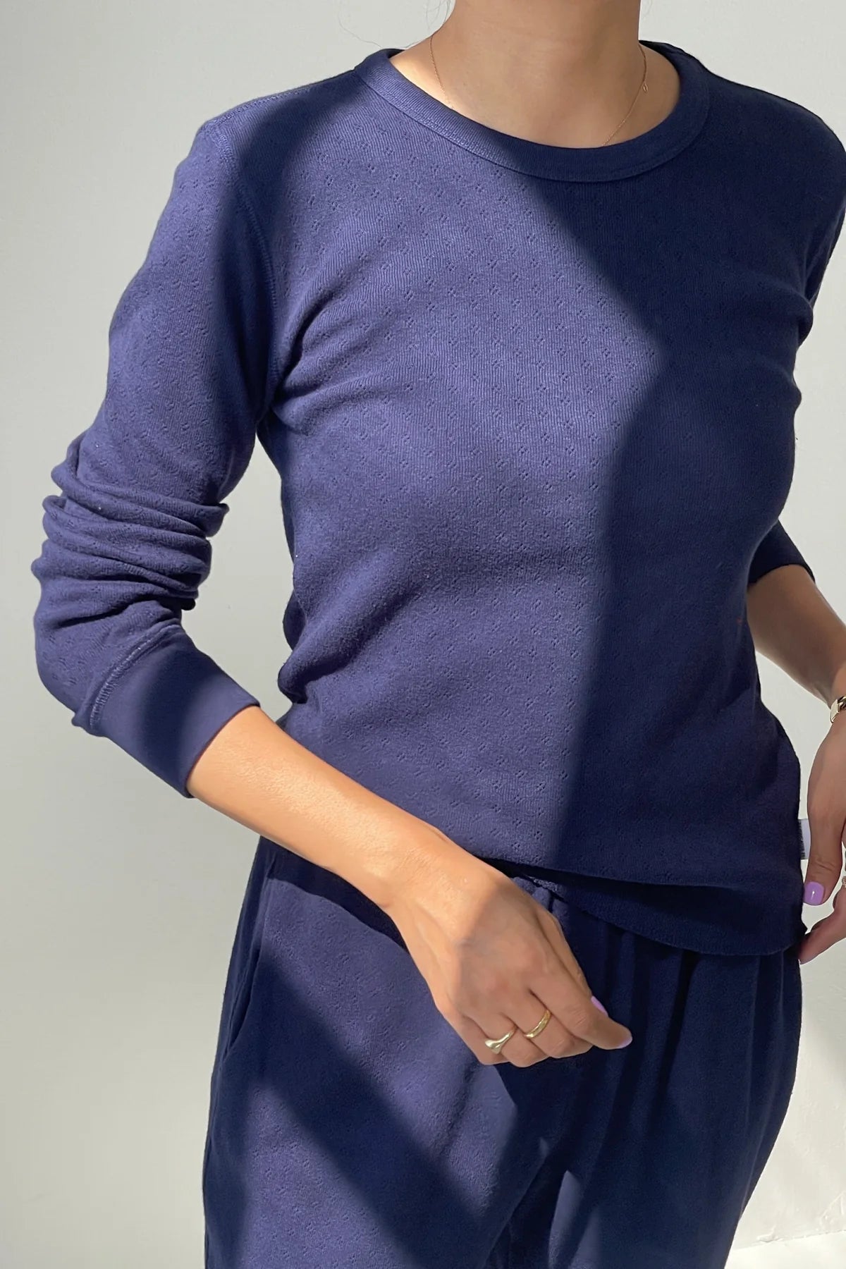 Pointelle Fundamental Tee