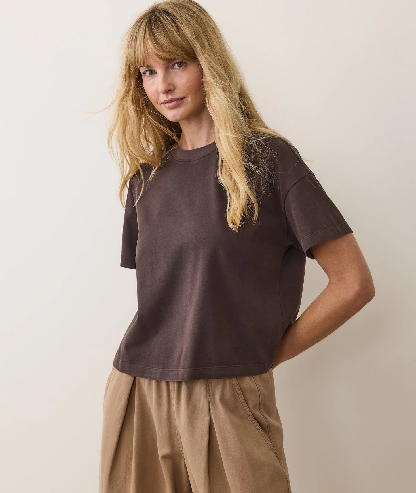 Luxe Jersey Crew Tee
