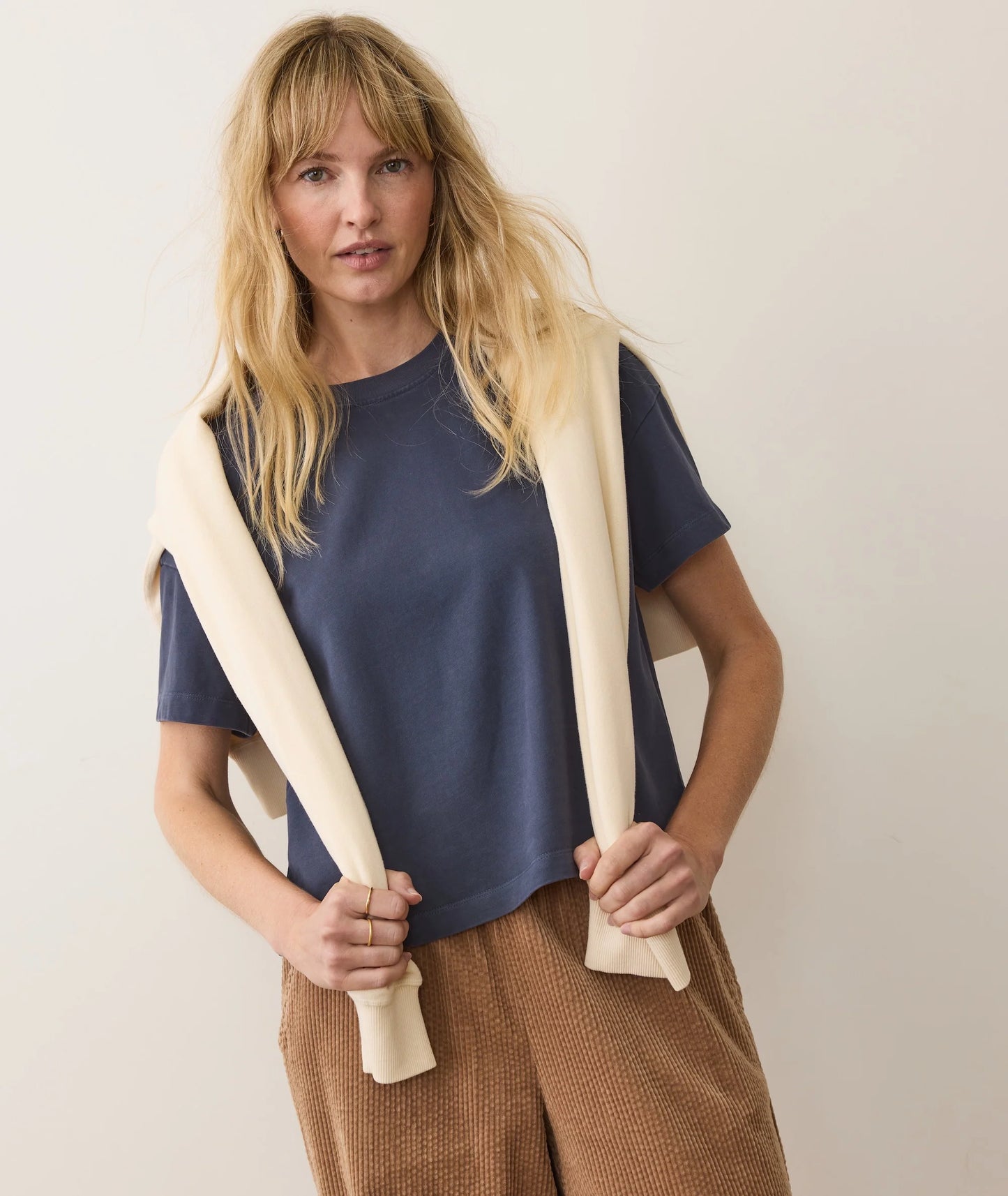 Luxe Jersey Crew Tee