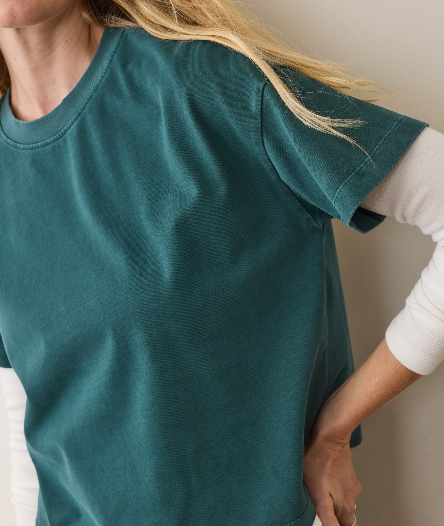 Luxe Jersey Crew Tee