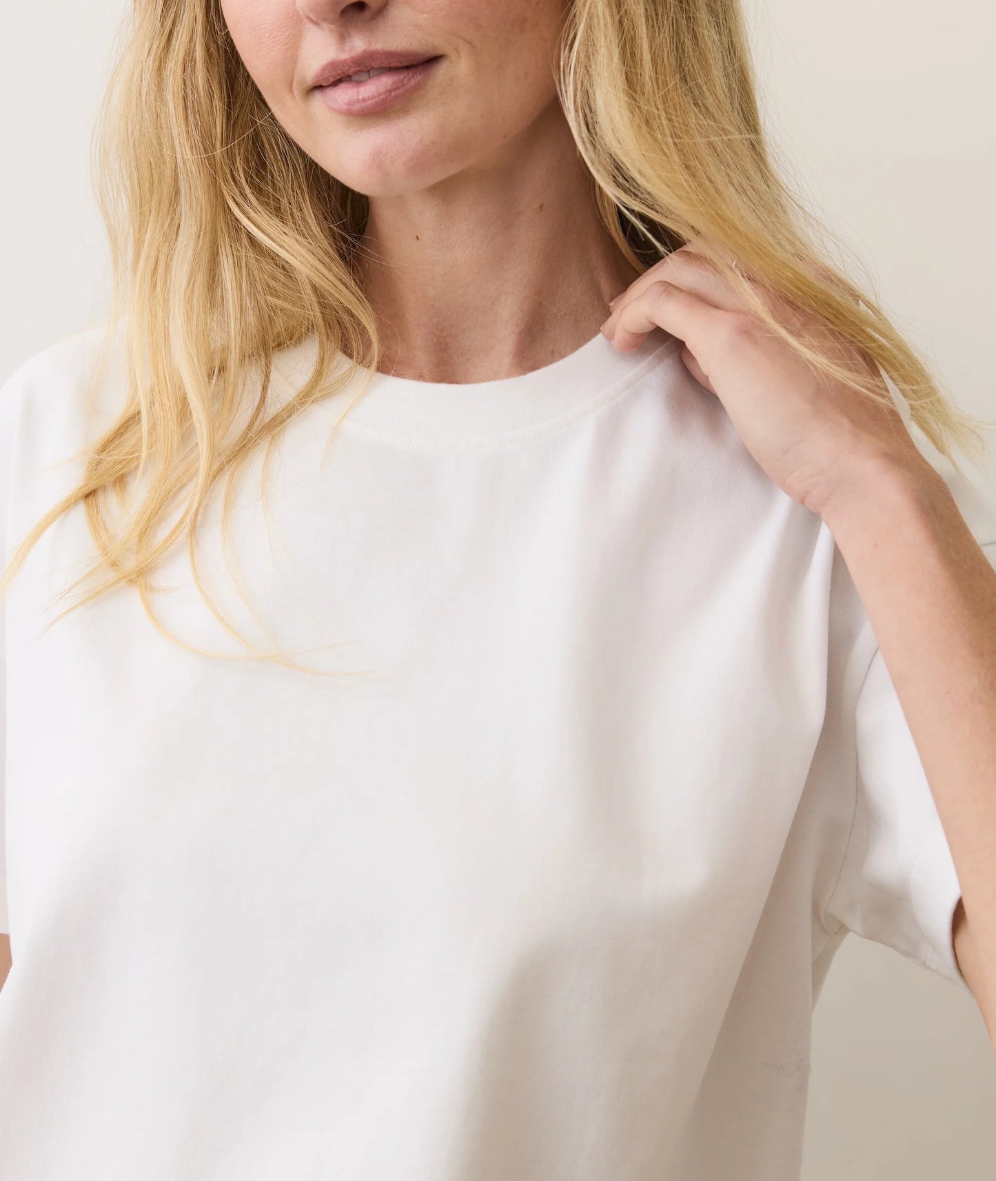 Luxe Jersey Crew Tee