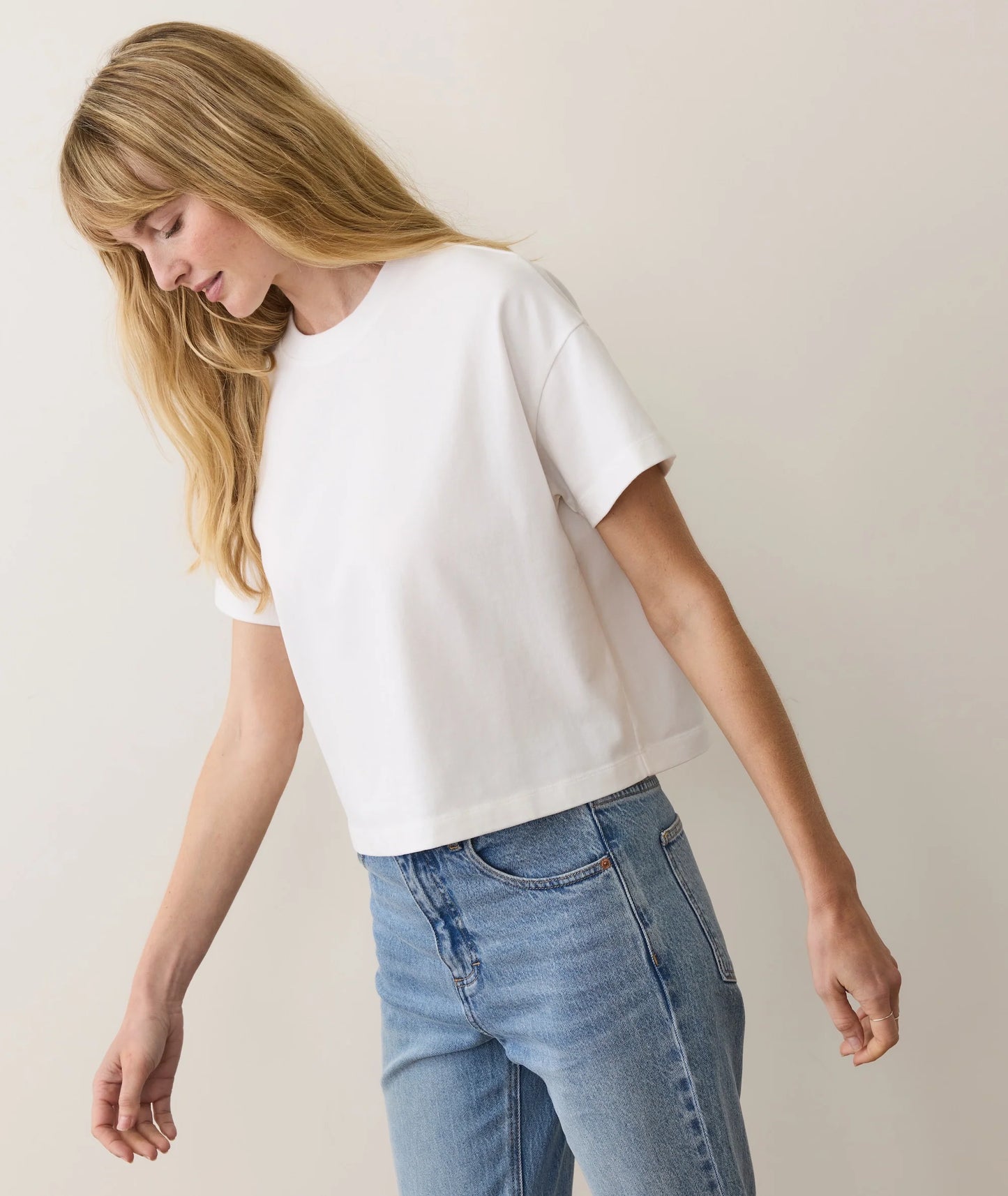 Luxe Jersey Crew Tee