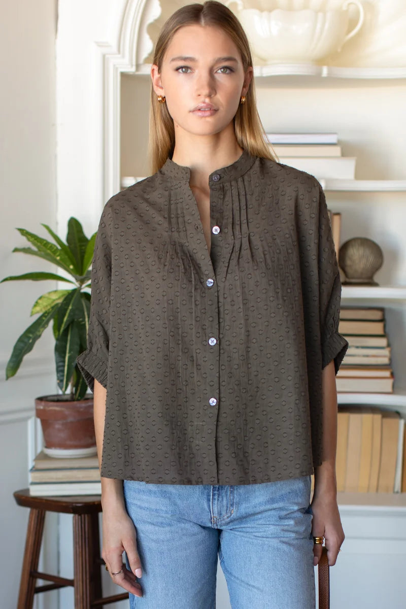 Mandarin Collar Top
