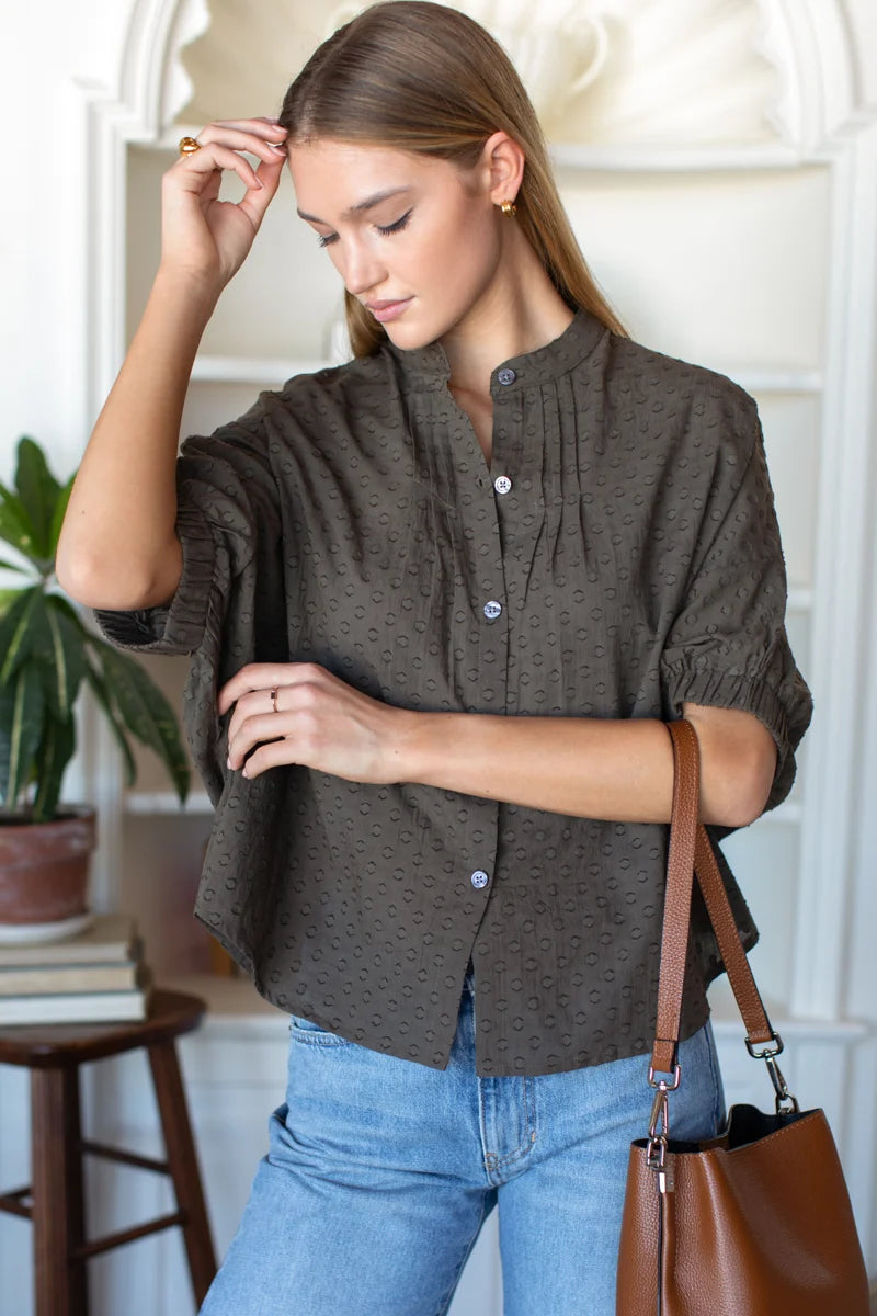 Mandarin Collar Top