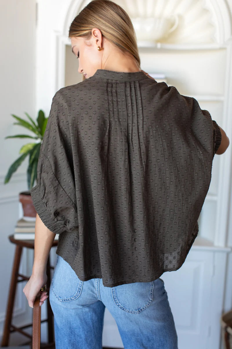 Mandarin Collar Top