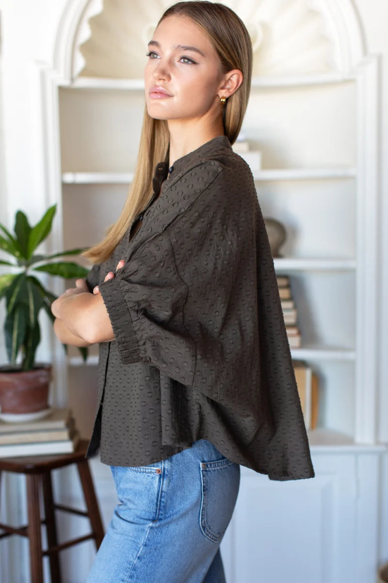 Mandarin Collar Top