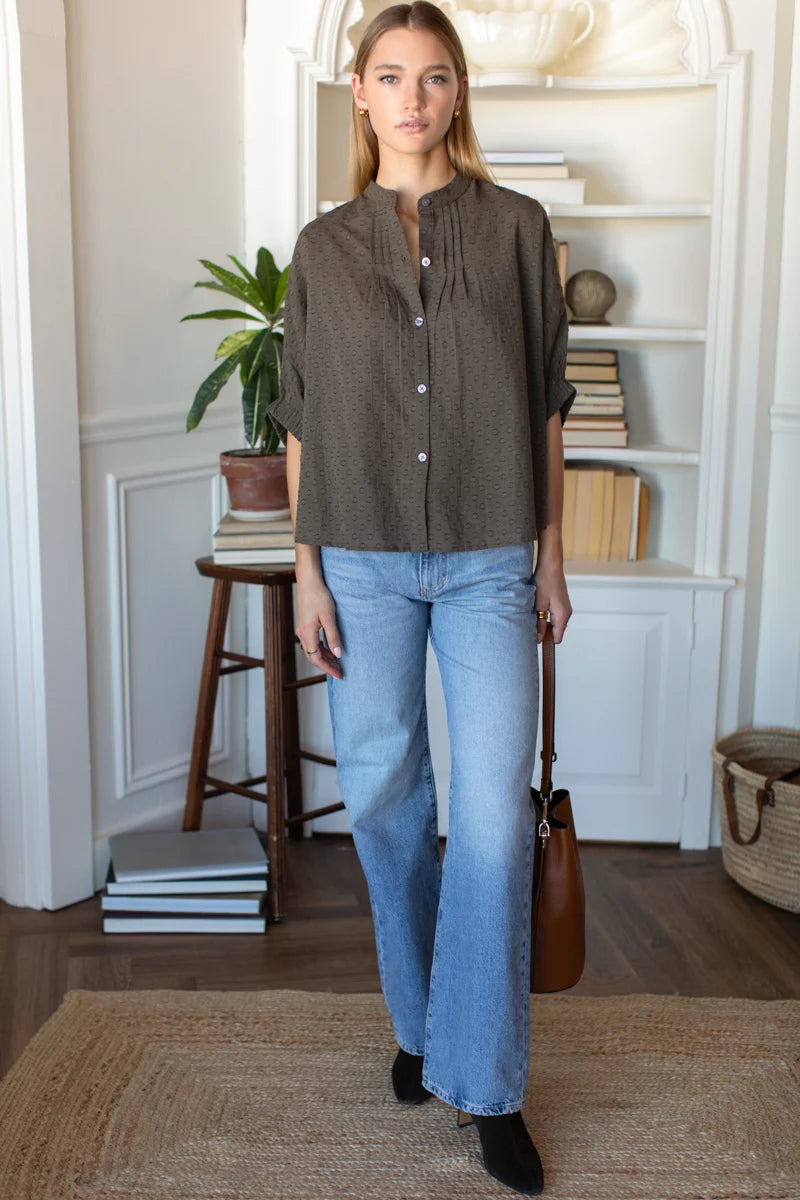 Mandarin Collar Top