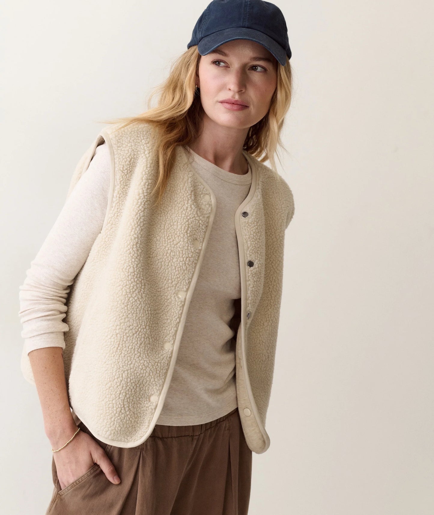 Mila Reversible Sherpa Vest