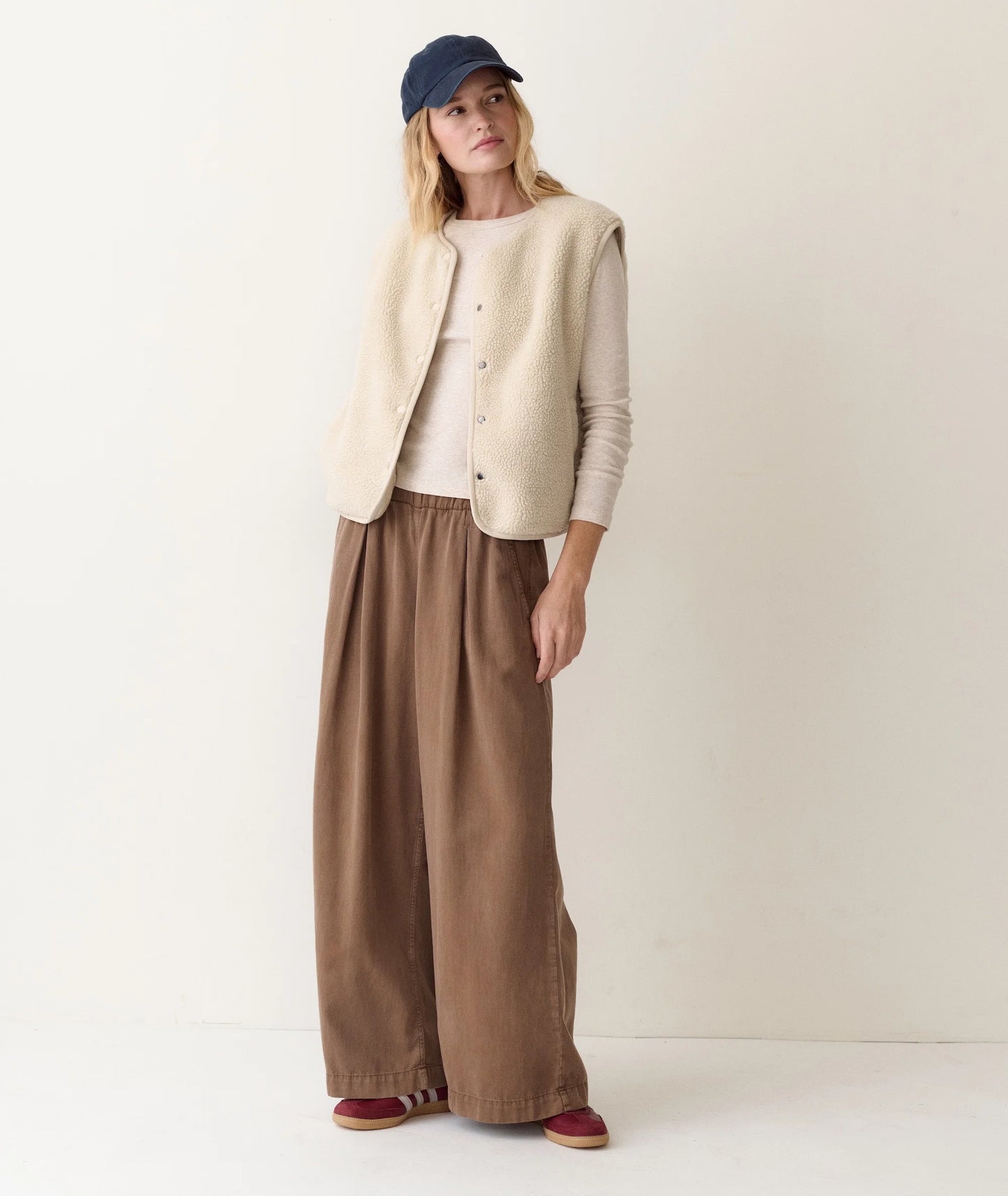Mila Reversible Sherpa Vest