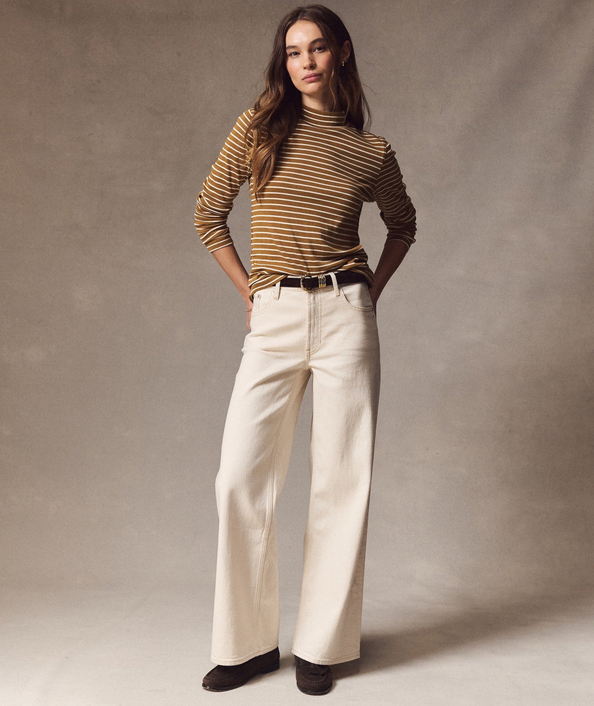 Mini Rib Mock Neck