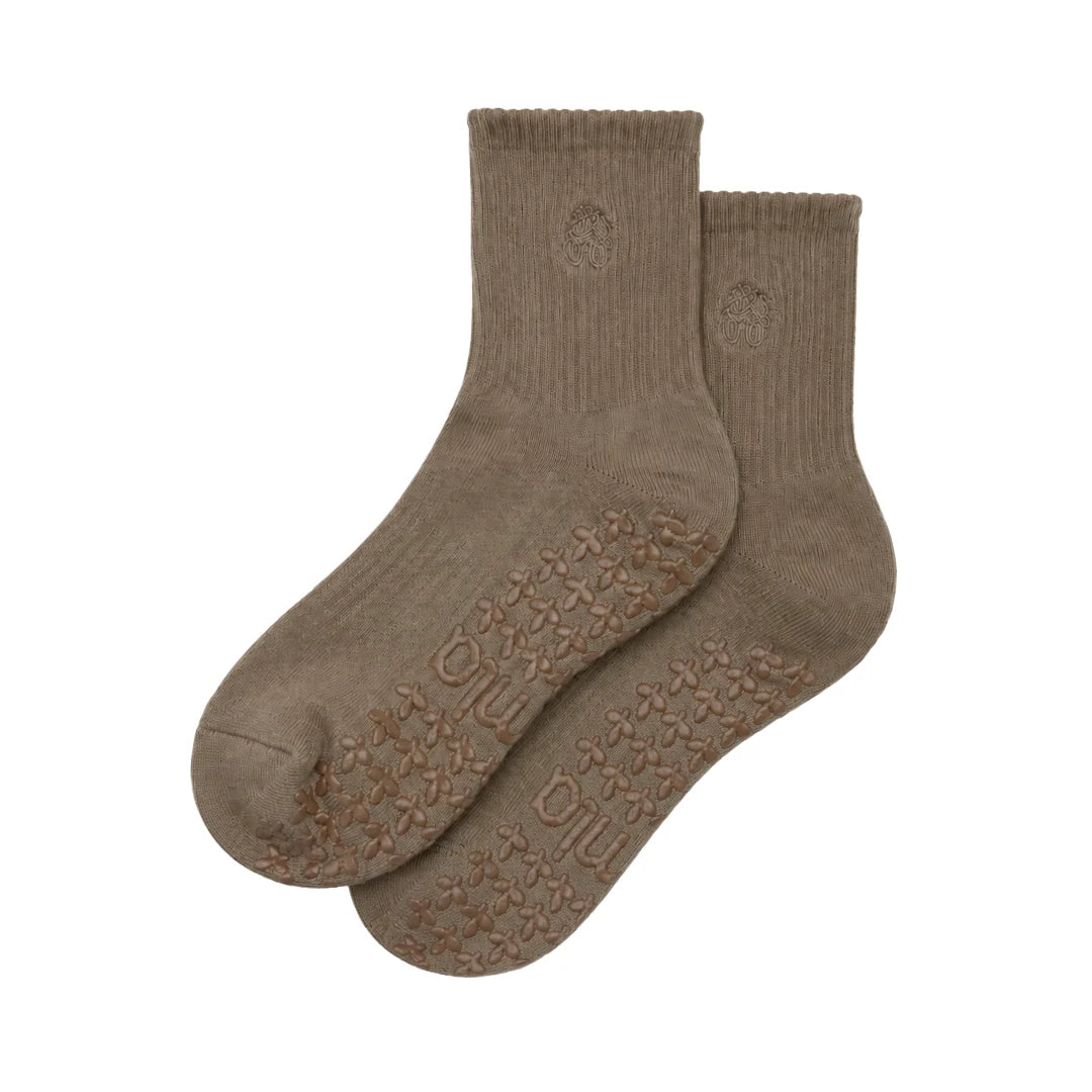 The Mocha Grip Sock