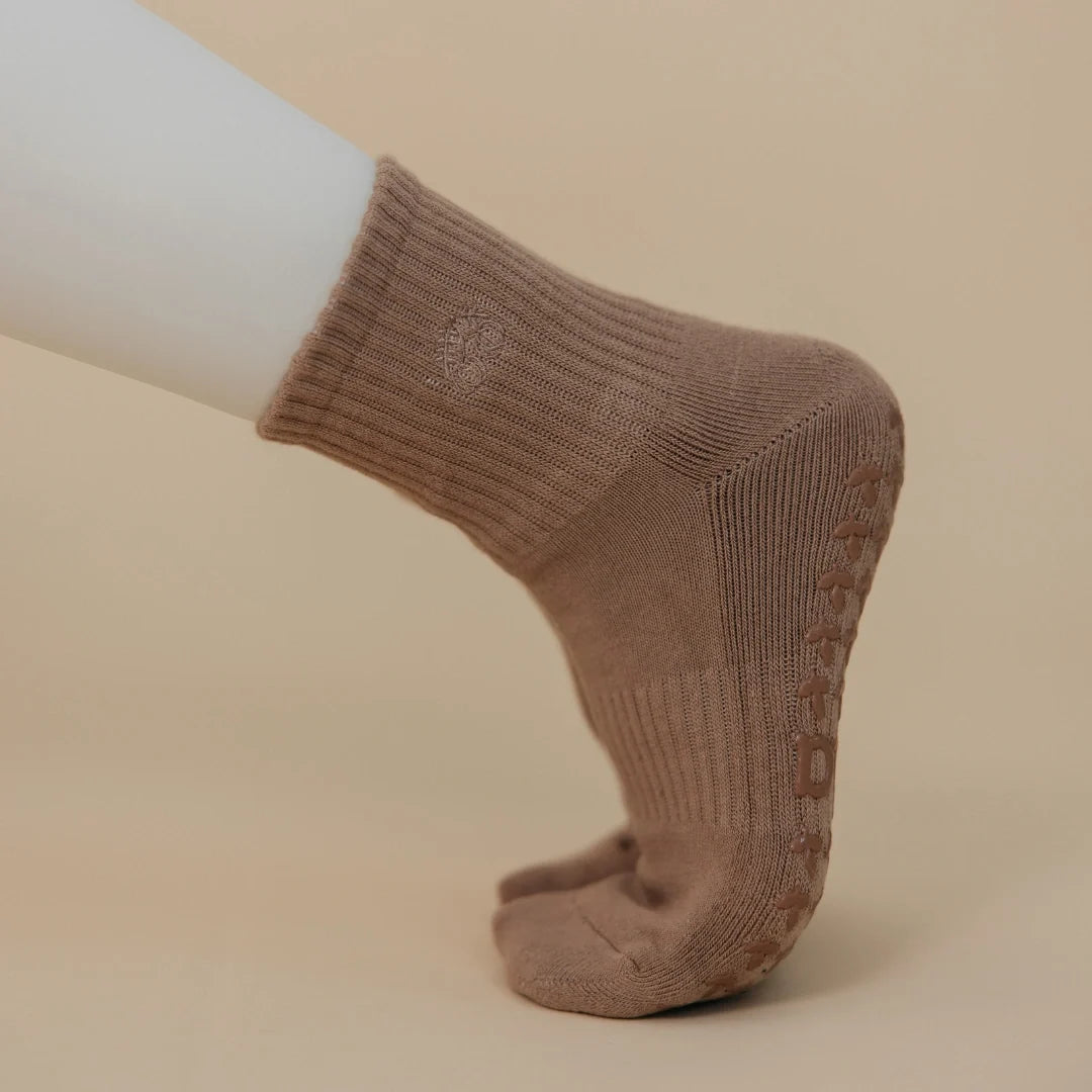 The Mocha Grip Sock