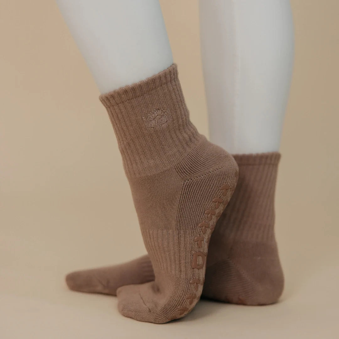 The Mocha Grip Sock