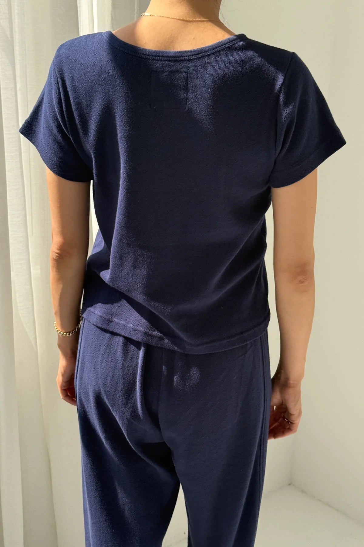 Pointelle Babe Tee