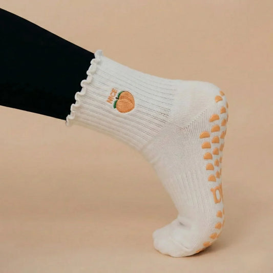The Nice Peach Grip Sock