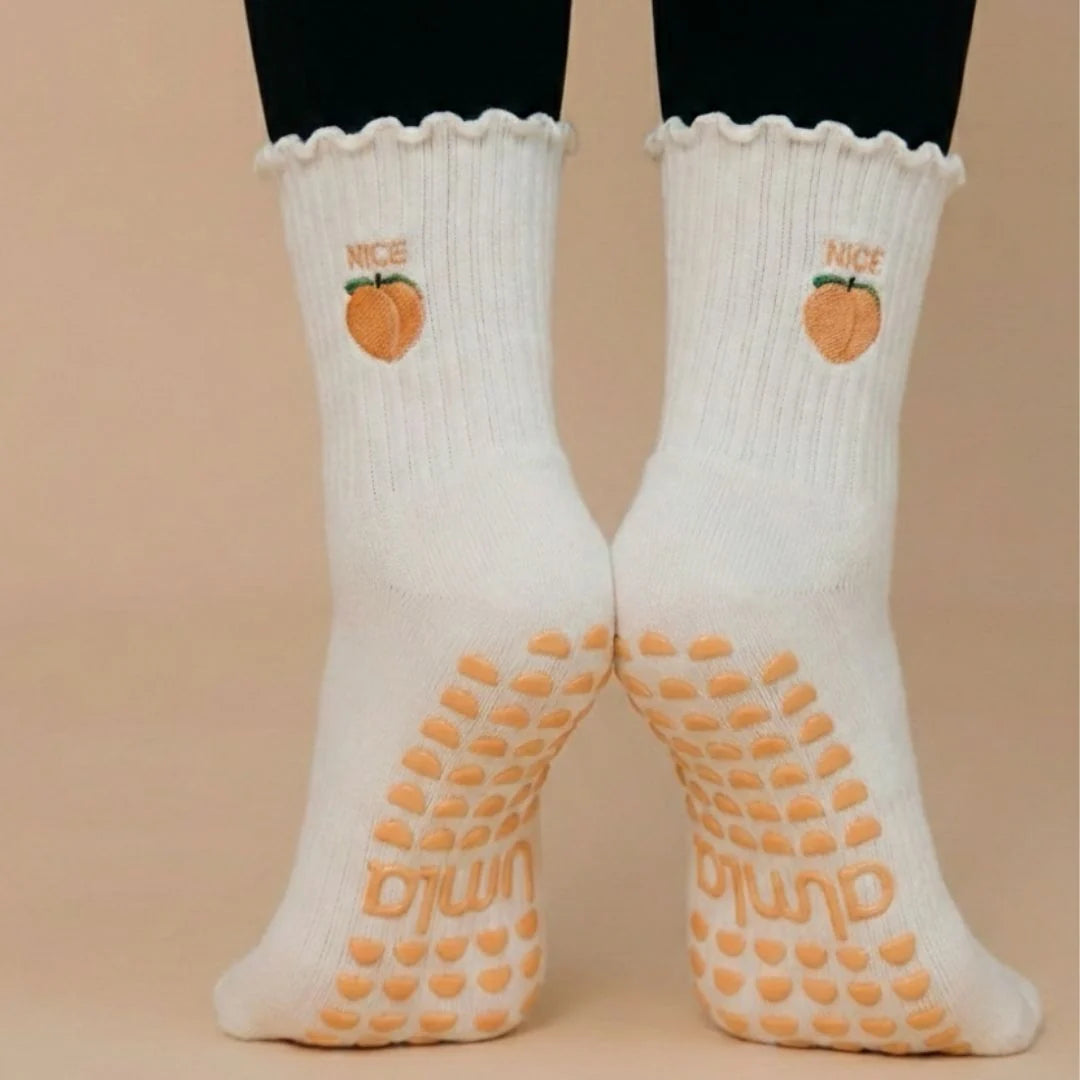 The Nice Peach Grip Sock