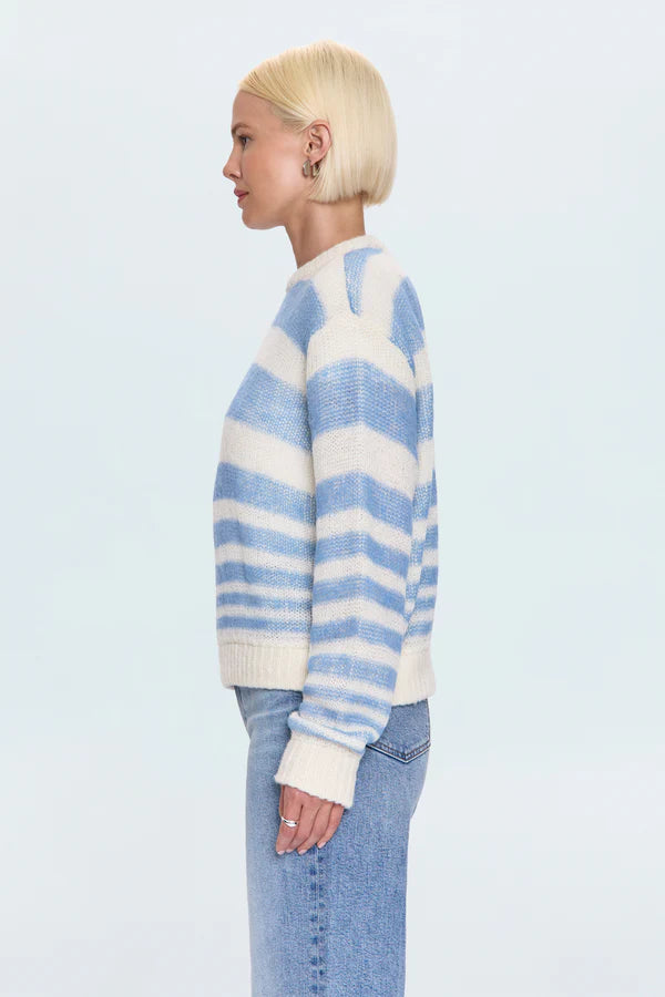 Moa Striped Bubble Sweater