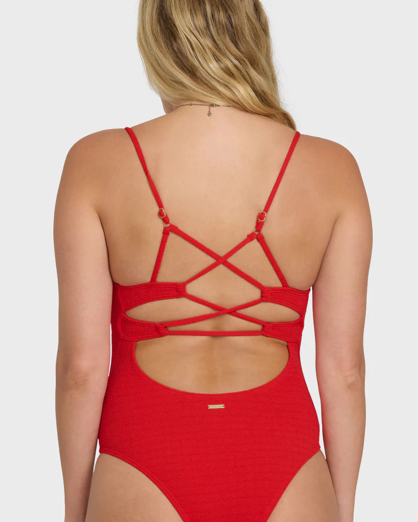 Rising Tides Strappy One Piece Swimsuit