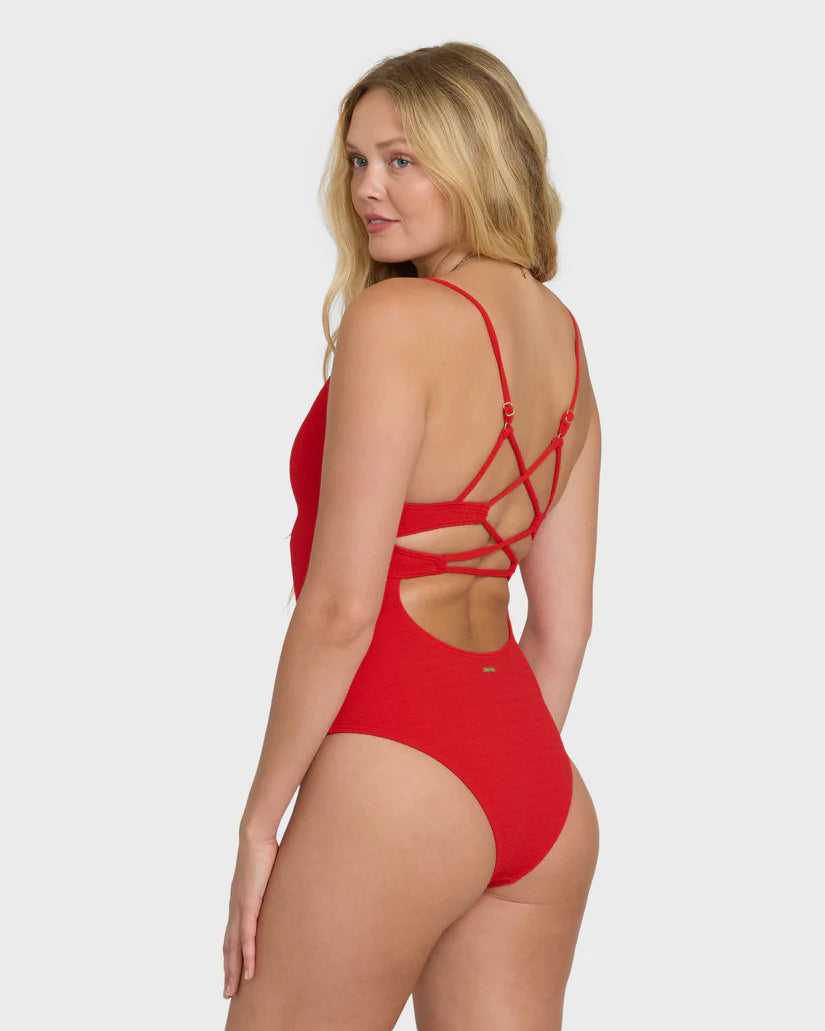 Rising Tides Strappy One Piece Swimsuit