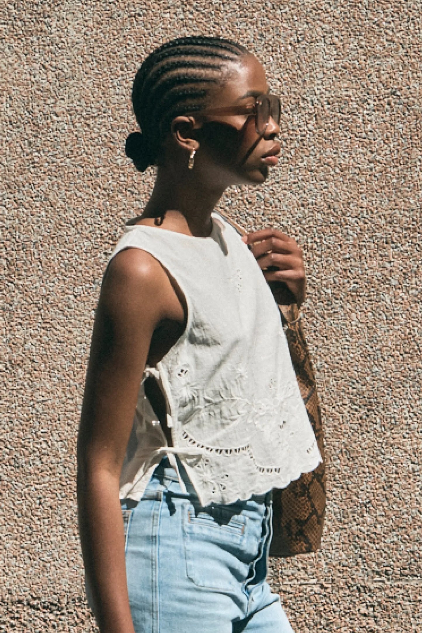 Camille Top Embroidered