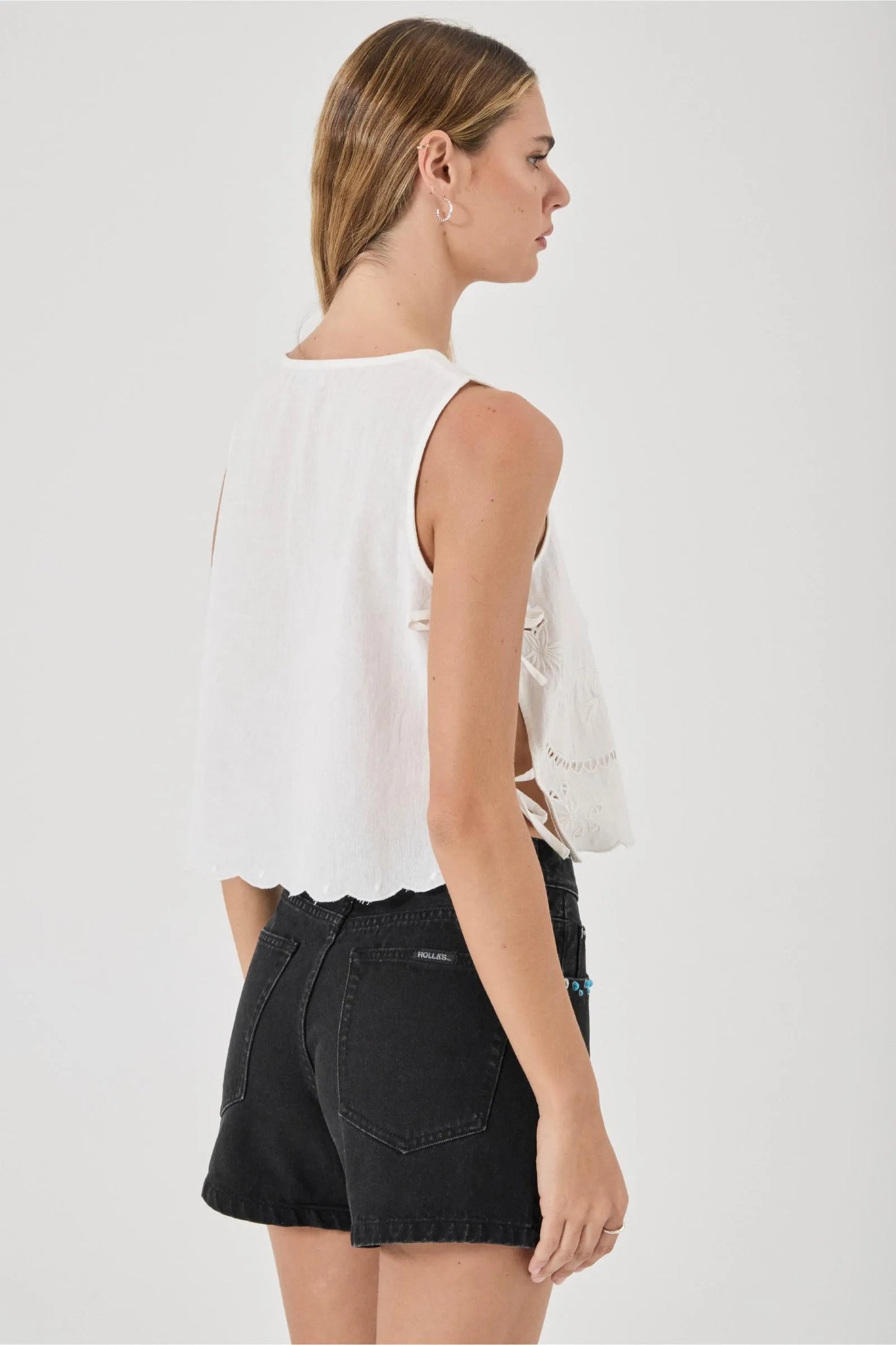 Camille Top Embroidered