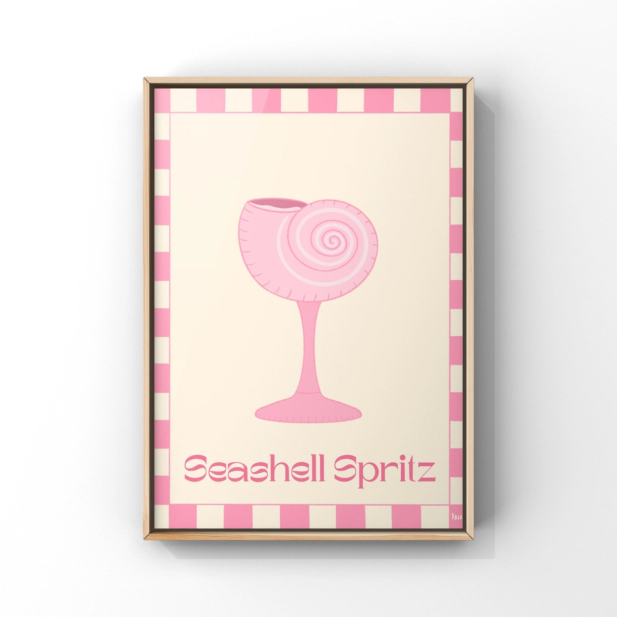 Seashell Spritz Art Print