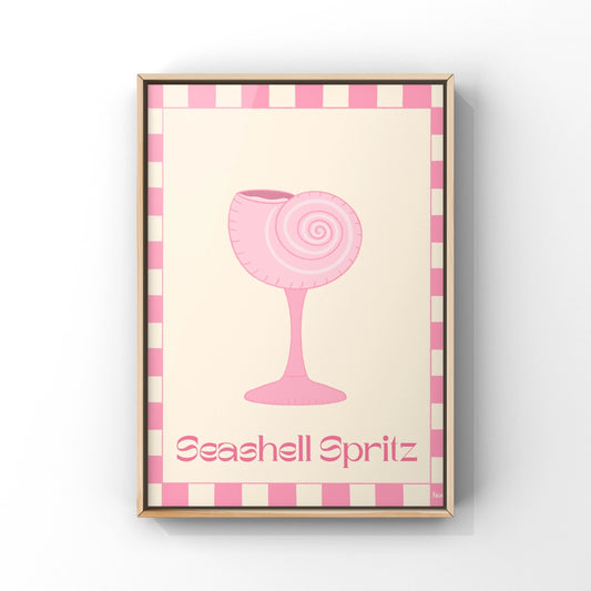 Seashell Spritz Art Print
