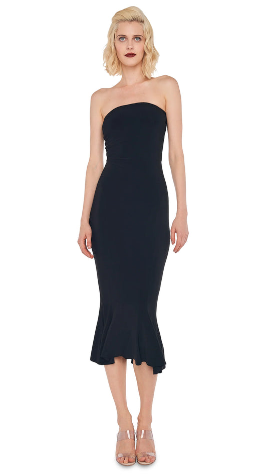 Strapless Fishtail Dress
