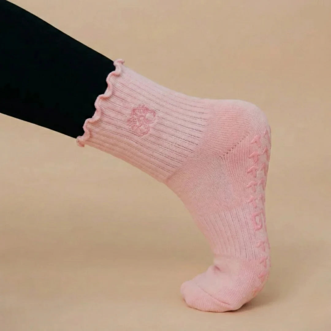 The Strawberry Milk Grip Sock