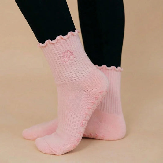 The Strawberry Milk Grip Sock