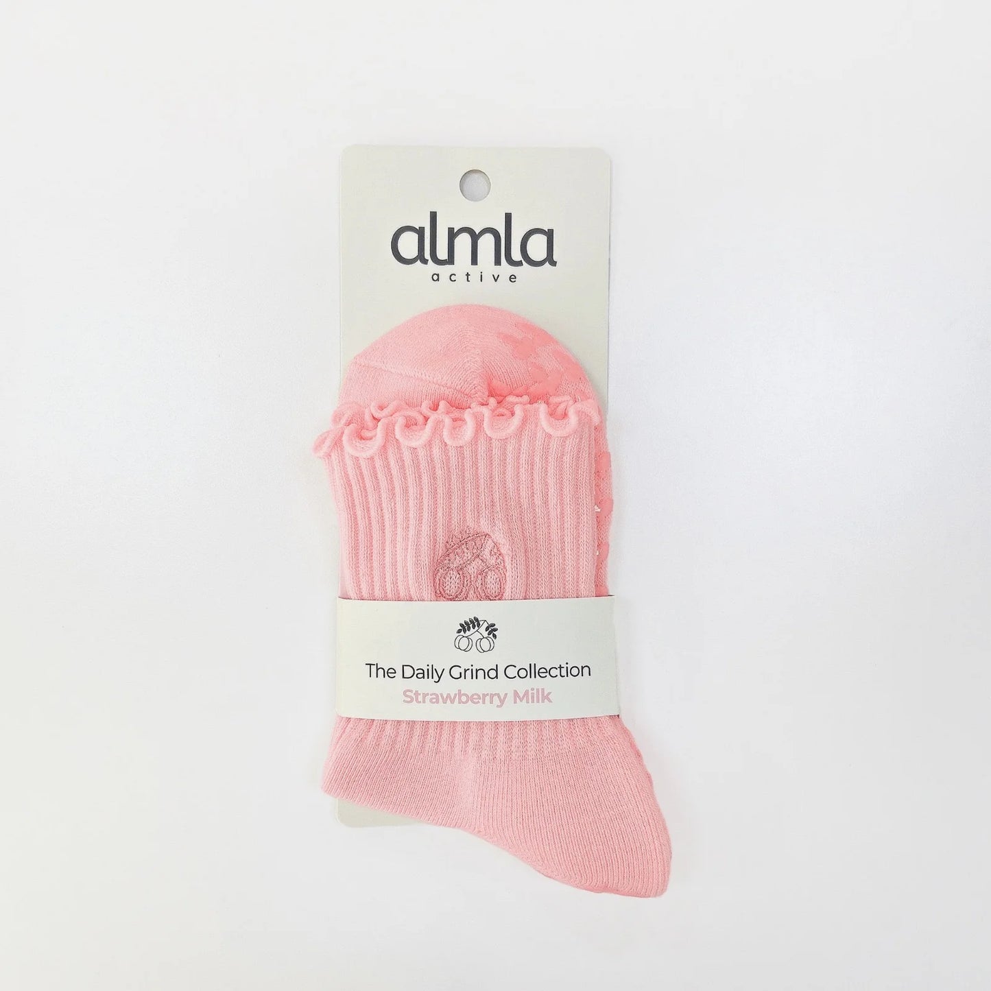 The Strawberry Milk Grip Sock