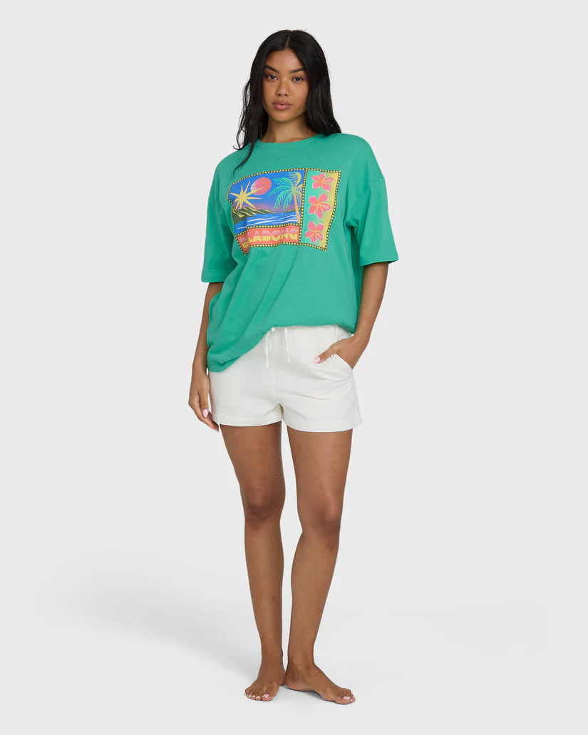 Summer Heat Short Sleeve Knit Graphic T-Shirt
