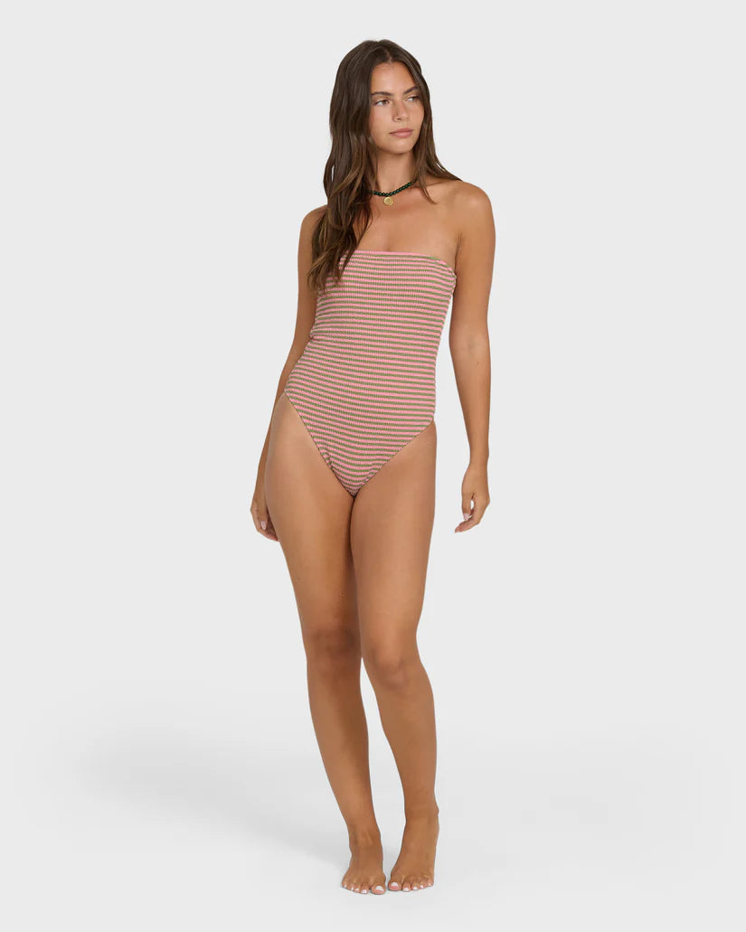 Summer Hi Yarn-Dyed Tully One Piece Swimsuit