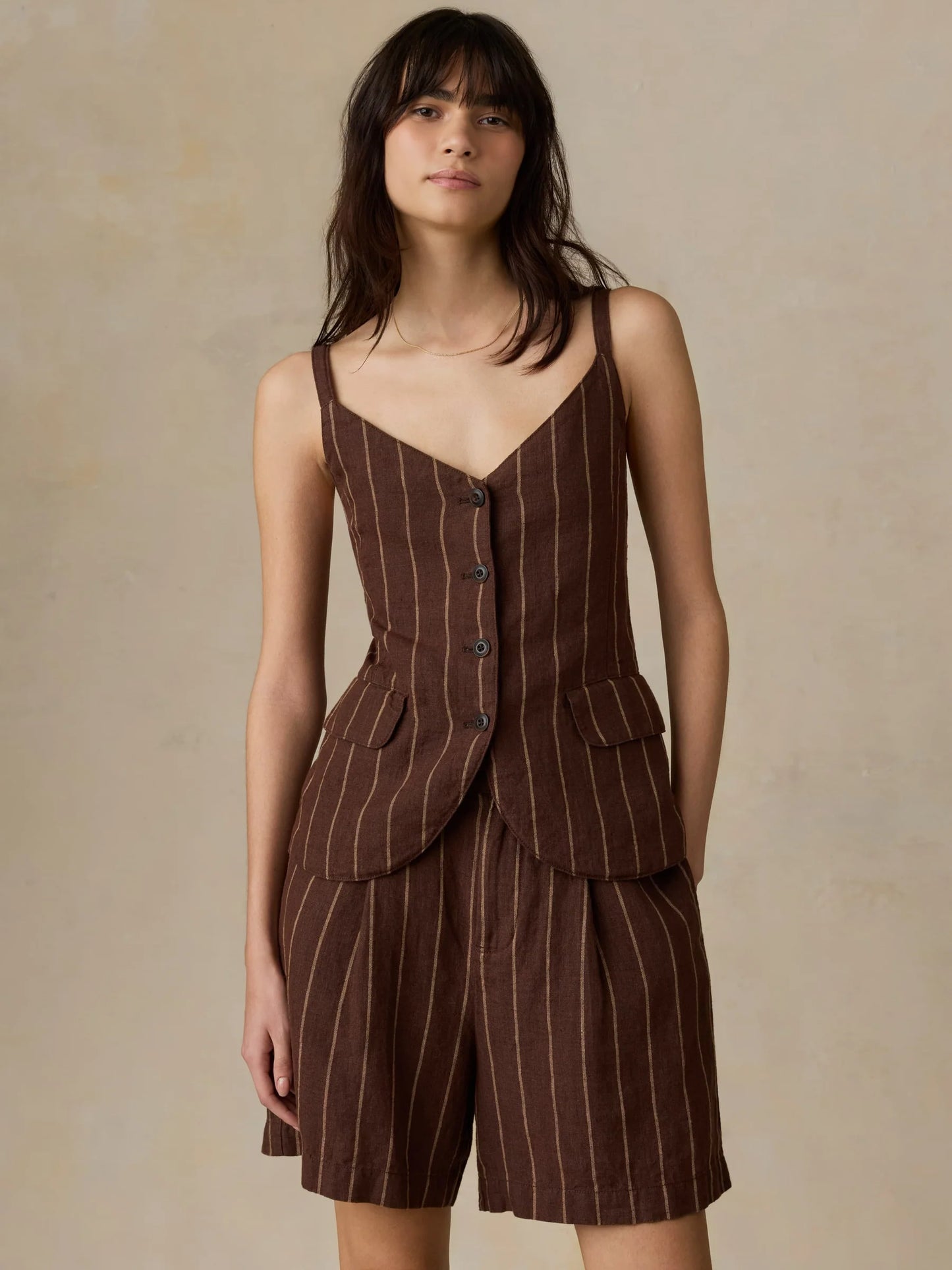 Sun Strider Linen Milo Vest