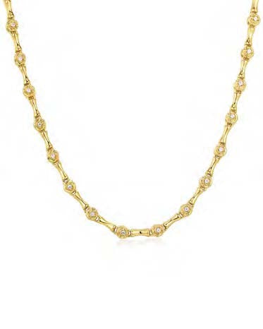 The Coquille Tennis Necklace