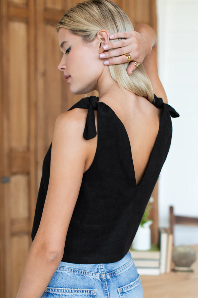 Tie Shoulder Mod Top