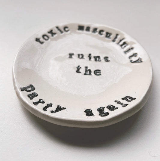 Toxic Masculinity Ruins the Party Again rish dish