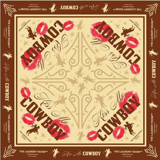 Kiss Me Cowboy Bandana